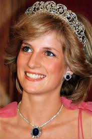 Princess Diana Sapphire and Diamond Jewelry Set Royal Memorabilia Luxury  Comes With Original Coin and Accessories