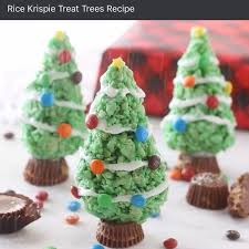 Dollartree Goodies5 More On Instagram Rice Krispie Treat Trees Recipe Krispie Treats Christmas Christmas Tree Food Rice Krispie Treats Christmas