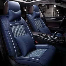 Wooden Bead And Leather Car Seat Cover Set For Bmw E30 E34 E36 E39 E46 E60 E90 F10 F30 X3 X5 X6 Car Seats Leather Car Seat Covers Car Seat Cover