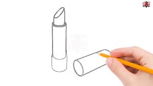 Subscribe to my channel to get more drawing videos. How To Draw A Lipstick Step By Step Easy For Beginners Kids Simple Lipsticks Drawing Tutorial Youtube