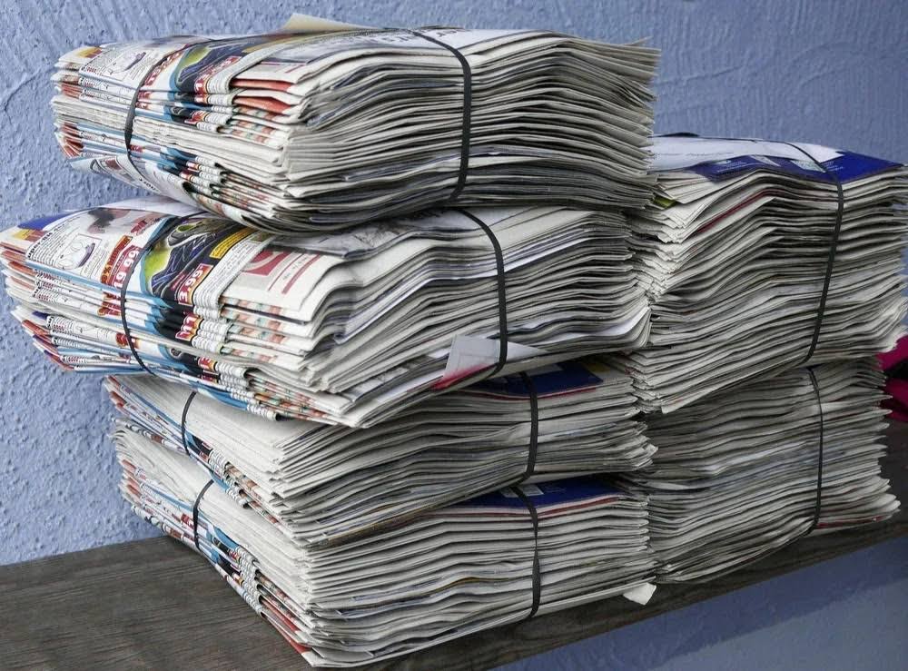 Newspaper & Notebook product image
