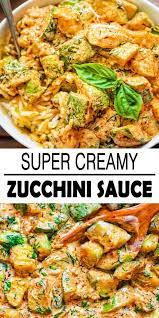 Creamy Zucchini Sauce Countsofthenetherworld Com Recipe Vegetarian Zucchini Recipes Zucchini Dinner Recipes Stuffed Zucchini Vegetarian