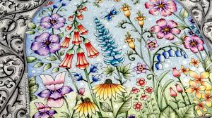 Maybe you would like to learn more about one of these? World Of Flowers By Johanna Basford Part 2 Color Along Youtube