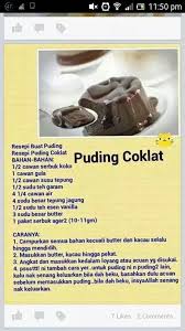 Puding Coklat Puding Coklat Puding Resep