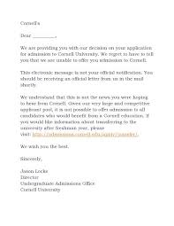This is a scanned version of the original image in special collections and archives at middlebury college, middlebury, vt. 29 College Rejection Letters Decline Letters Templatearchive