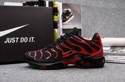 Air Max Vapormax Plus Black And Red Ventilation Nike Air Vapormax Plus Tn Black Red Men S Running Shoes Sneakers Nike Air Max Tn Sneakers Nike Air Max Nike Air Max Black