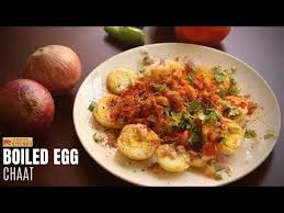 Egg Chaat Recipe Boiled Egg Snack Recipe Egg Chaat Recipe Chaat Recipes