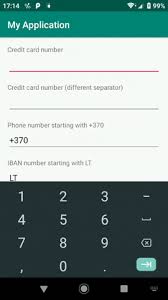 This number is called the mii, or major industry identifier, and it specifies the card network and industry. Format Credit Card In Edit Text In Android Stack Overflow