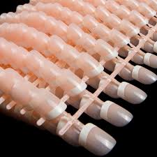 Look at these amazing long and short square nails inspirations! 1 Lot 10 Kits Nude French Acrylic Nails Round Short Square Sweet Candy Fake Nails Laidy Finger Decoration Daily Wear 240pcs Buy At The Price Of 2 40 In Aliexpress Com Imall Com