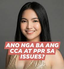 Meaning ng CCA at PPR CCA