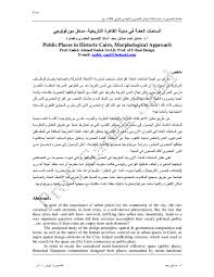 PDF) Public Places in Historic Cairo, Morphological Approach