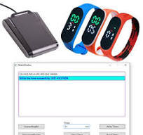 China Rfid vibration countdown bracelets for amusement park ...