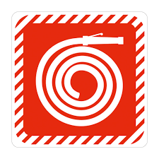 Their primary application is to supply emergency power for a limited duration during a power outage. White Fire Hose Reel Symbolic Sign With Red Printed On White Acp 150 X 150mm