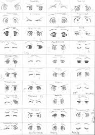 Anime Eyes Different Expressions Text How To Draw Manga Anime Chibi Drawings Eye Expressions Anime Drawings Tutorials