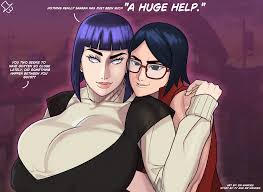 Rule34 - If it exists, there is porn of it  hyuuga hinata, sarada uchiha   8467040