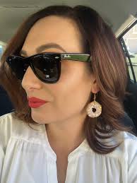 Druzy Style Clay Earrings