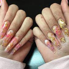 Sailor Moon Long Acrylic Nails Best Acrylic Nails Moon Nails