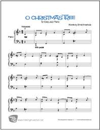 A wonderful resource for piano lessons. O Christmas Tree Free Easy Jazz Piano Sheet Music