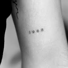 With so many cool tattoos, choosing the right designs can be tough and some guys may need examples to spark their creat. 250 Birth Date Tattoos Ideas 2021 Roman Numeral Designs With Beautiful Fonts
