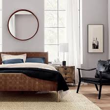 New Notable A Fine Tuned Silhouette With Rich Brown Suede Woven Over Shiny Chrome For That Woke Up Li Bed Linens Luxury Modern Bedroom Furniture Furniture