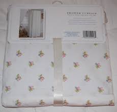 Simply Shabby Chic Shower Curtain Blush Beauty Vtg Pink Rose Bud White Victorian Shabby Chic Shower Curtain Simply Shabby Chic Blush Beauty