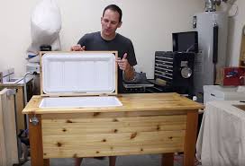 Lion premium ice chest spec sheet. Build This Patio Cooler And Grill Cart For Summer Entertaining Bbq Cart Cooler Container