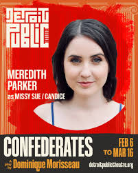 Next, we have Meredith Parker, playing the role of MISSY SUE