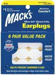 Mack S Silicone Ear Plugs 6 Pair