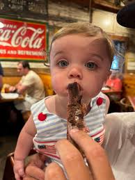 The Brigster's first Rib! Brigg's is so darned cute! 🥰