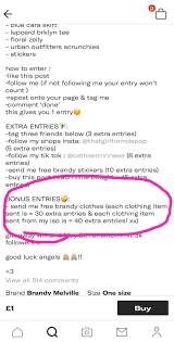 Sponsoring giveaways is an effective way to build buzz about products, grow your social media using it to pick your winners is easy and free of charge. This Is Getting Insane Girl Is Doing A Brandy Giveaway And A Way To Get Extra Entries Is To Send Her Free Brandy Clothes Make It Make Sense Depop