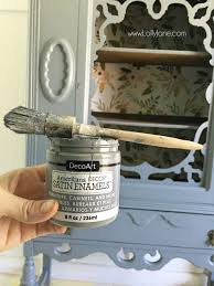 When you paint high gloss, be advised that you have to keep a wet leading edge, meaning that if you stop painting and the paint is allowed to dry, it will. Diy Painted Hutch Makeover How To Paint A Hutch The Ridiculously Easy Way