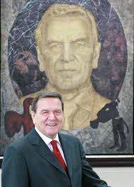 Former Chancellor Gerhard Schröder speaks