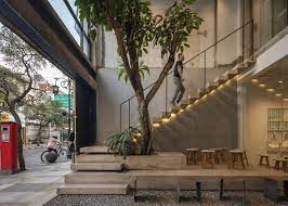 Sawo Coffee Roastery Oi Architect Architect Landscape Stairs Coffee Roastery