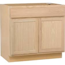 Home depot unfinished cabinets pantry. American Classics Unfinished Oak 36 Inch Sink Base Home Depot Canada Home Depot Kitchen Unfinished Kitchen Cabinets Base Cabinets