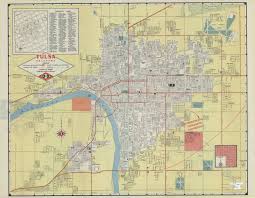 Tulsa city & county map Copyrighted, not able to be reproduced - Oklahoma  Maps - Digital Collections - Oklahoma State University