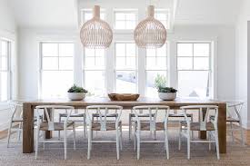 Top 10 Favorite Basket Pendants Lighting Design Chic Beach Dining Room Coastal Dining Room House Interior