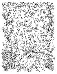 Christmas coloring book is the perfect gift for. Christian Christmas Coloring Page Adult Coloring Books Art Etsy