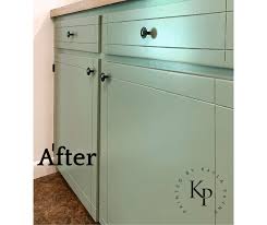 I thought she was all about chalk painted kitchen cabinets. How To Repaint Kitchen Cabinets Painted By Kayla Payne
