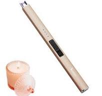 SUPRUS Rechargeable Electric Lighter Gold Arc Candle Lighter ...
