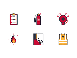 Fire Safety Icon Set Icon Set Icon Set Design Icon