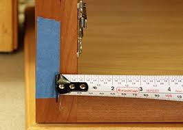 For this, you need an extra hand that can hold up the cabinet door for you while you open up the hinge. Measuring Cabinet Door Overlay The Hardware Hut