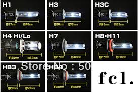 Car Headlight H4 P43t Hid Xenon Lamp 35w Lumen 2500 2800lm