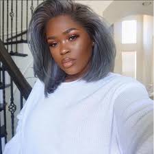Black And Grey Lace Front Wig When Checking Out You Can Use The Discount Code Code1 Noc 5 Off Over 60 Code2 Pob 10 Off Over 120 Code3 Coa Hair Styles Wig Hairstyles Grey Ombre Hair