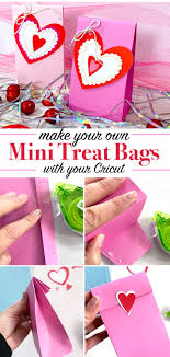 40 dollar tree valentines goodie bags | goodie bags ideas. Make Your Own Mini Valentine S Day Treat Bags With Your Cricut 100 Directions
