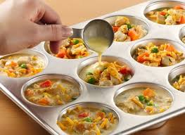 Bisquick Impossibly Easy Chicken Pot Pie Impossibly Easy Mini Chicken Pot Pies Recipe Food Recipes Food Yummy Food