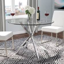 Juliette Dining Table Glass Dining Room Table Dining Table In Kitchen Circle Dining Table