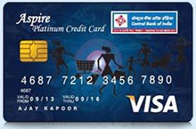 I was sure it wasn't the best of card it has an annual fee of 39$, a 22% apr, it's a mastercard and no. Central Bank Of India Visa Aspire Credit Card Best Offers