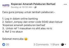 Property management services sdn bhd (pmssb)6. Gory From Financialgory On Twitter Makluman Kepada Warga Twitter Yang Sudah Mendaftar Sebagai Ahli Koperasi Kapb Zone Timur Pahang Terengganu Kelantan Mohon Dm Saya Untuk Dimasukkan Ke Dalam Group Whatsapp Bagi Tujuan