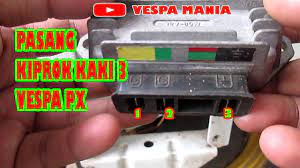 Cdi, milik vespa excel yang 5 kabel 2. Tutorial Atau Cara Pasang Kiprok Kaki Tiga Vespa Px Youtube