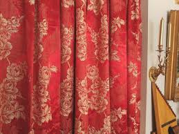 Enjoy free shipping on most stuff, even big stuff. Vintage Red Brocade Curtain Panels Pair Of Red Brocade Panels Carmine Red Floral Curtains Red Satin Damask Floral Curtains Panel Curtains Curtains